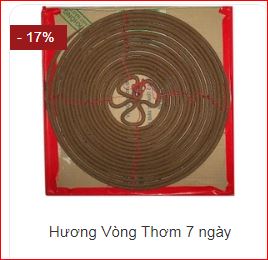 Hương vòng - Cơ Sở Hương Trầm Gia Truyền Đức Hiểu